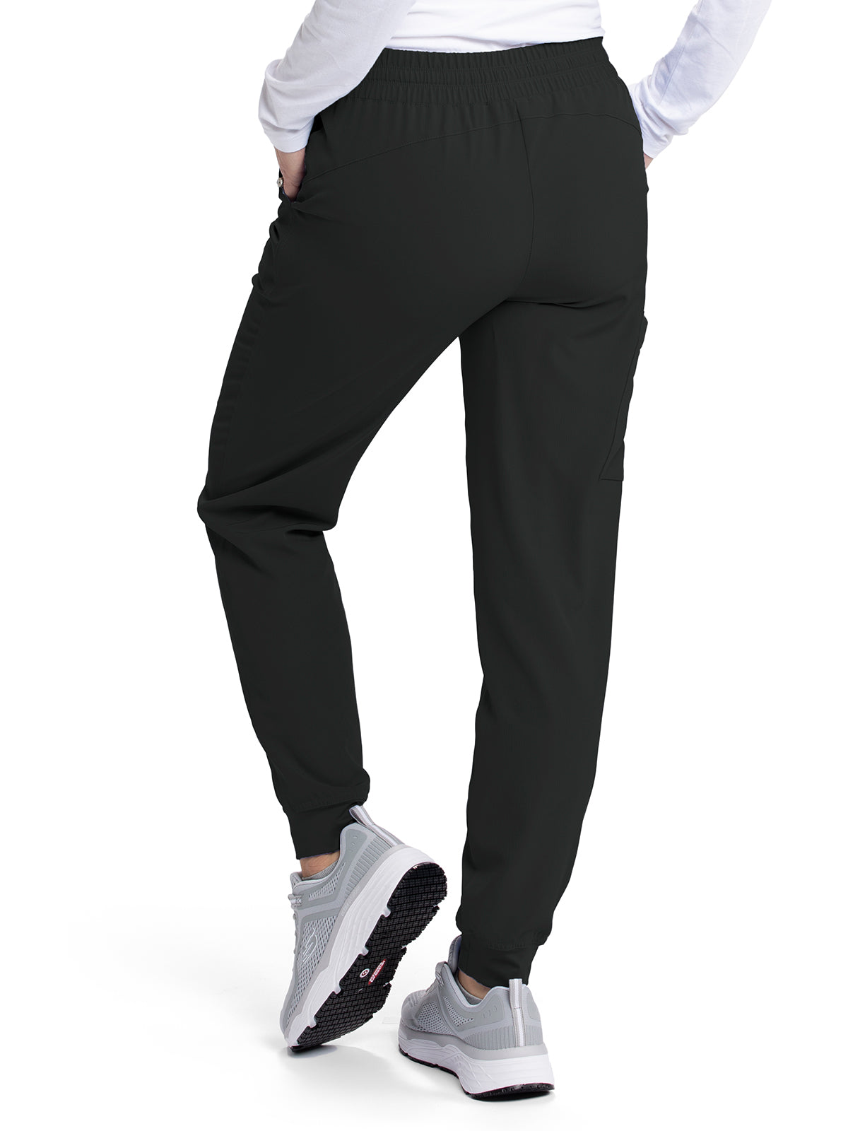 Women's Drawcord Waistband Pant - SKP552 - Black