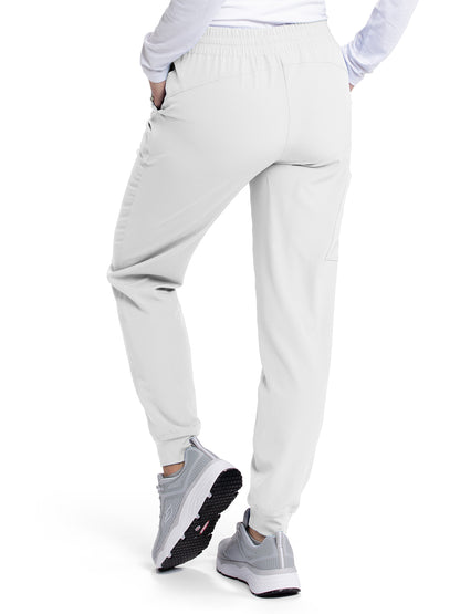 Women's Drawcord Waistband Pant - SKP552 - White