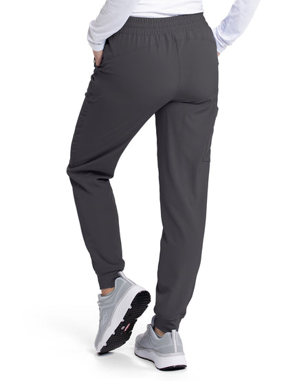 Women's Drawcord Waistband Pant - SKP552 - Pewter