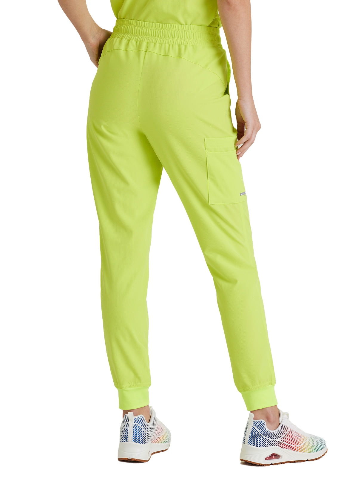 Women's Drawcord Waistband Pant - SKP552 - Lime Juice