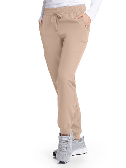 Women's Drawcord Waistband Pant - SKP552 - New Khaki