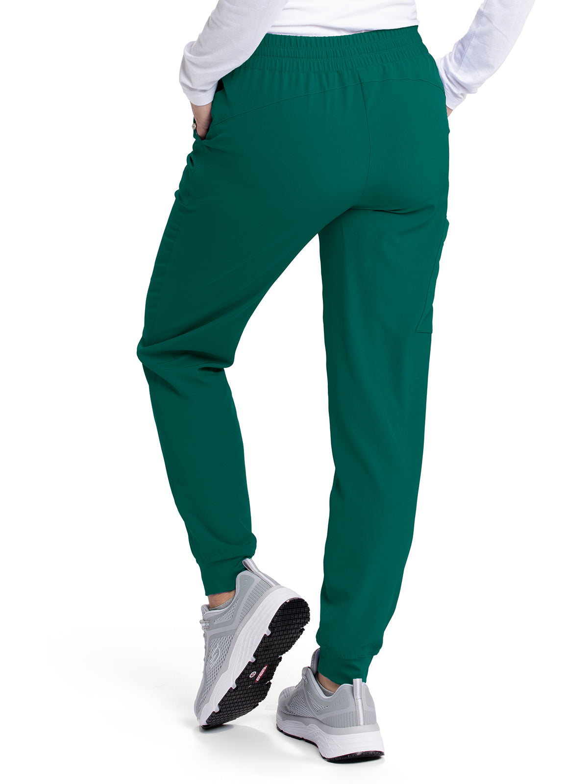 Women's Drawcord Waistband Pant - SKP552 - Hunter Green