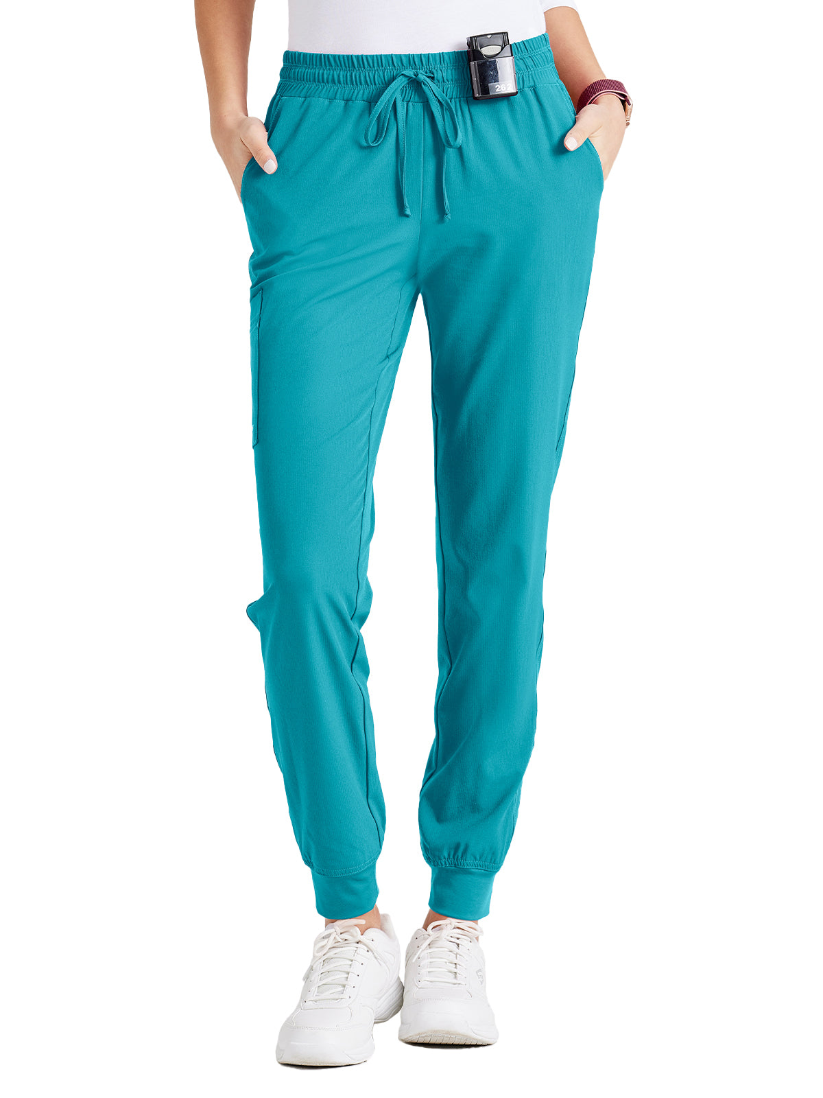 Women's Drawcord Waistband Pant - SKP552 - Teal