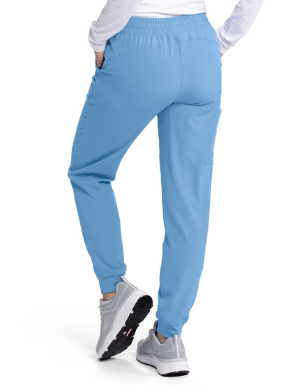 Women's Drawcord Waistband Pant - SKP552 - Ciel Blue