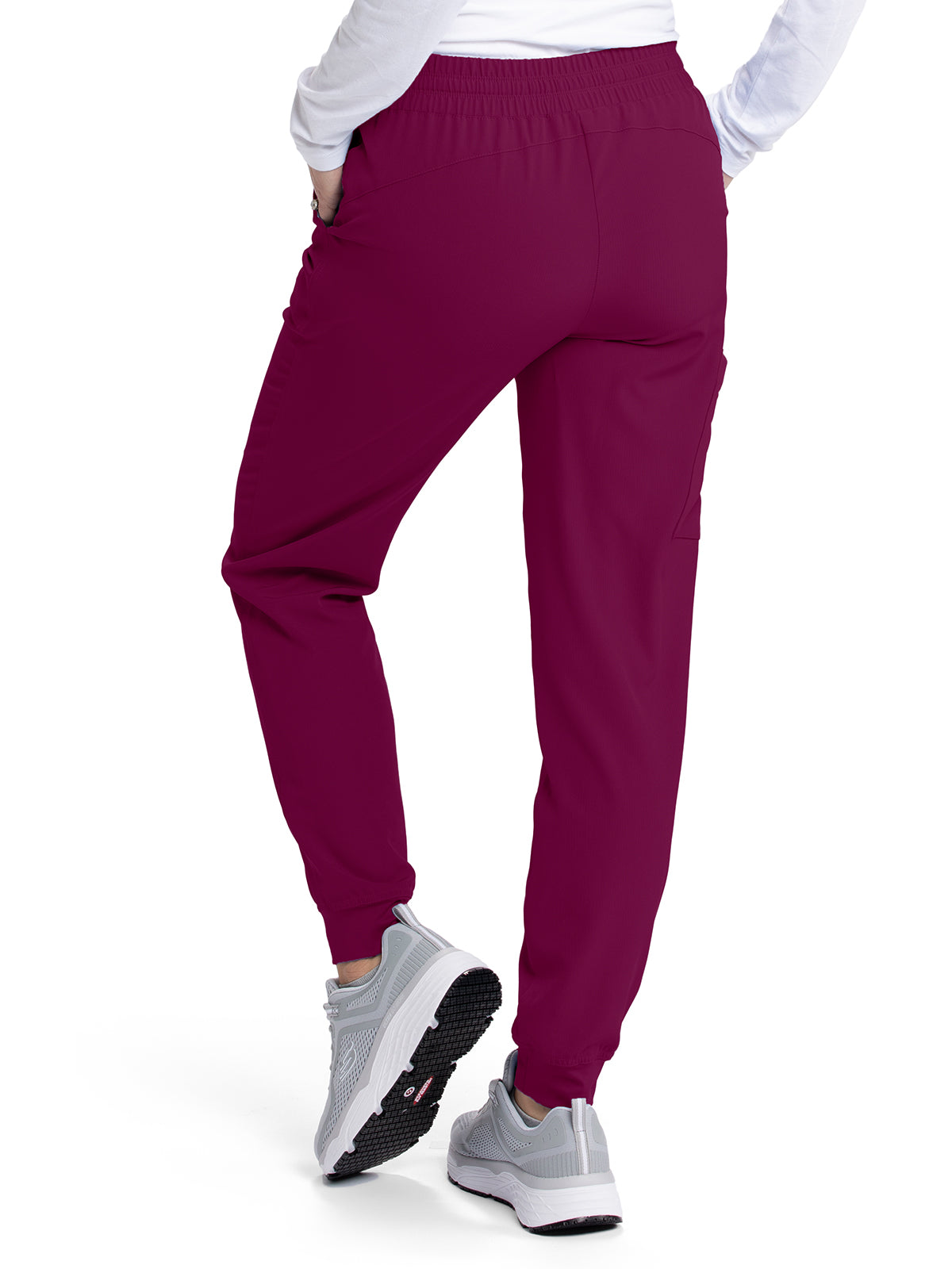 Women's Drawcord Waistband Pant - SKP552 - Wine