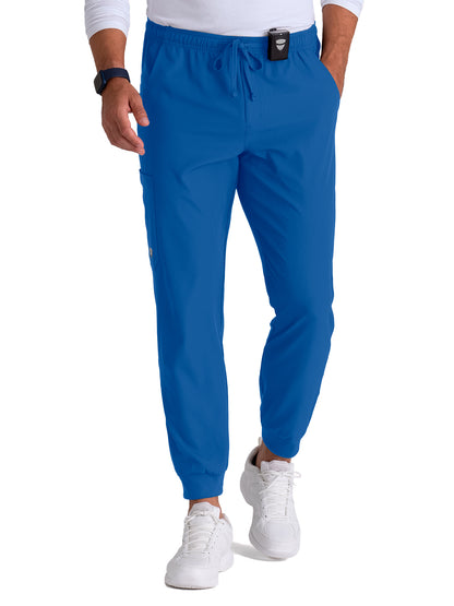 Men's Velcro Closure Cargo Pocket Pant - SKP572 - New Royal