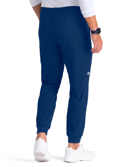 Men's Velcro Closure Cargo Pocket Pant - SKP572 - Navy