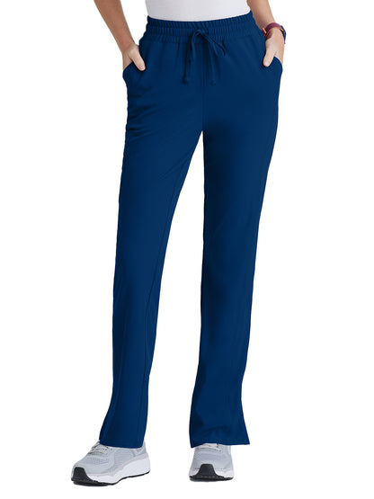 Women's 6 Pocket Elastic Waist Tapered Pant - SKP623 - Navy