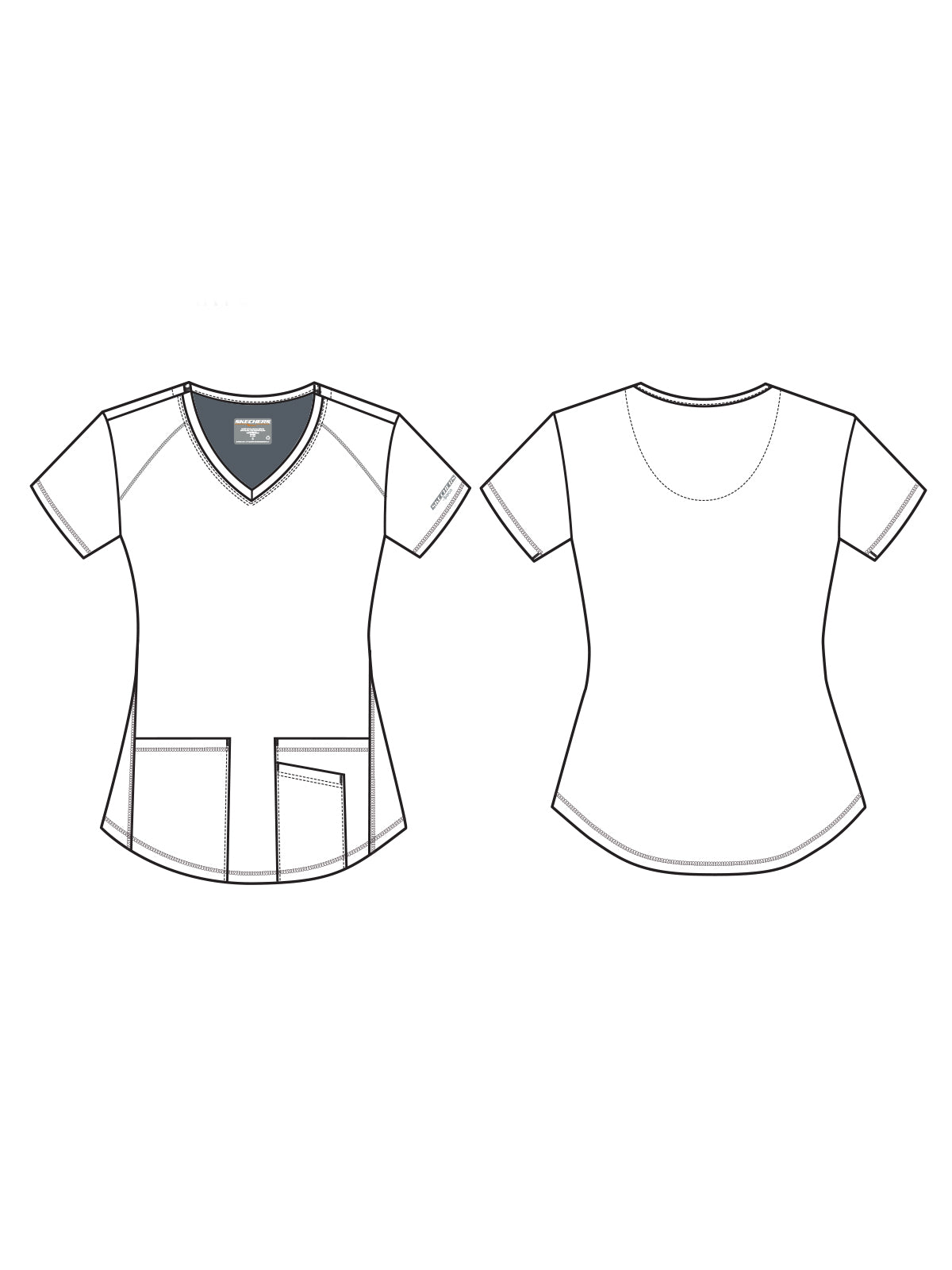 Women's Wrinkle Release Top - SKT021 - Part Of The Family