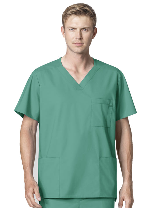 Men's Modified V-Neck Top - 103 - Surgical Green