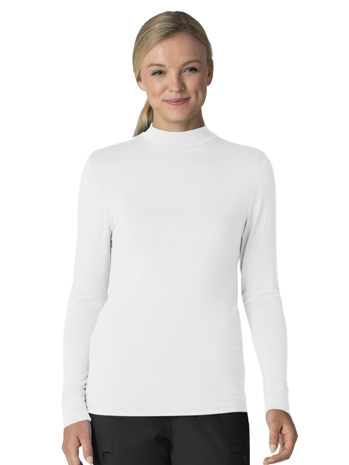 Women's Notch Neck Tunic - 2129 - White