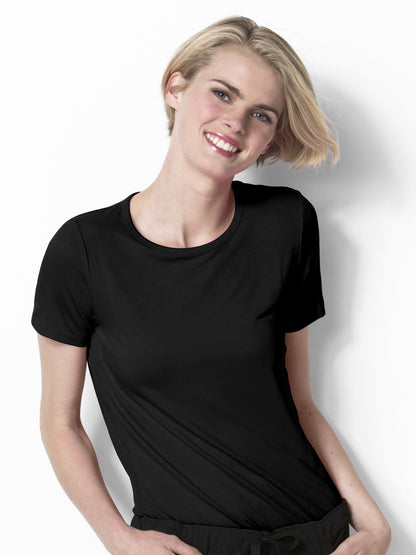 Women's Short Sleeve Top - 2209 - Black