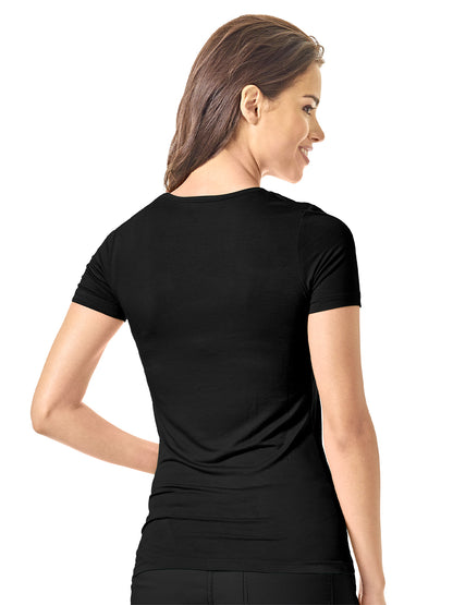 Women's Short Sleeve Top - 2209 - Black