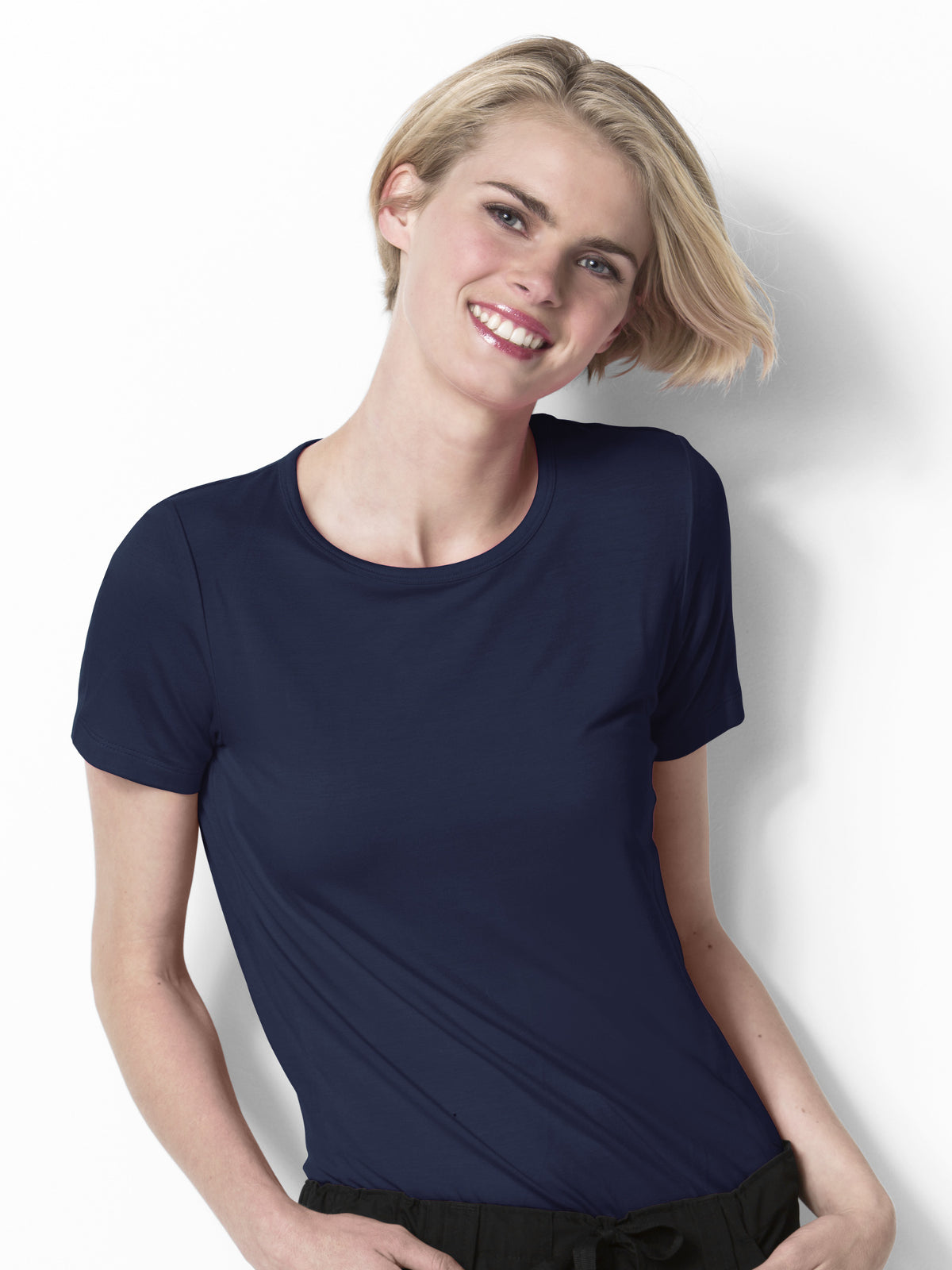 Women's Short Sleeve Top - 2209 - Navy