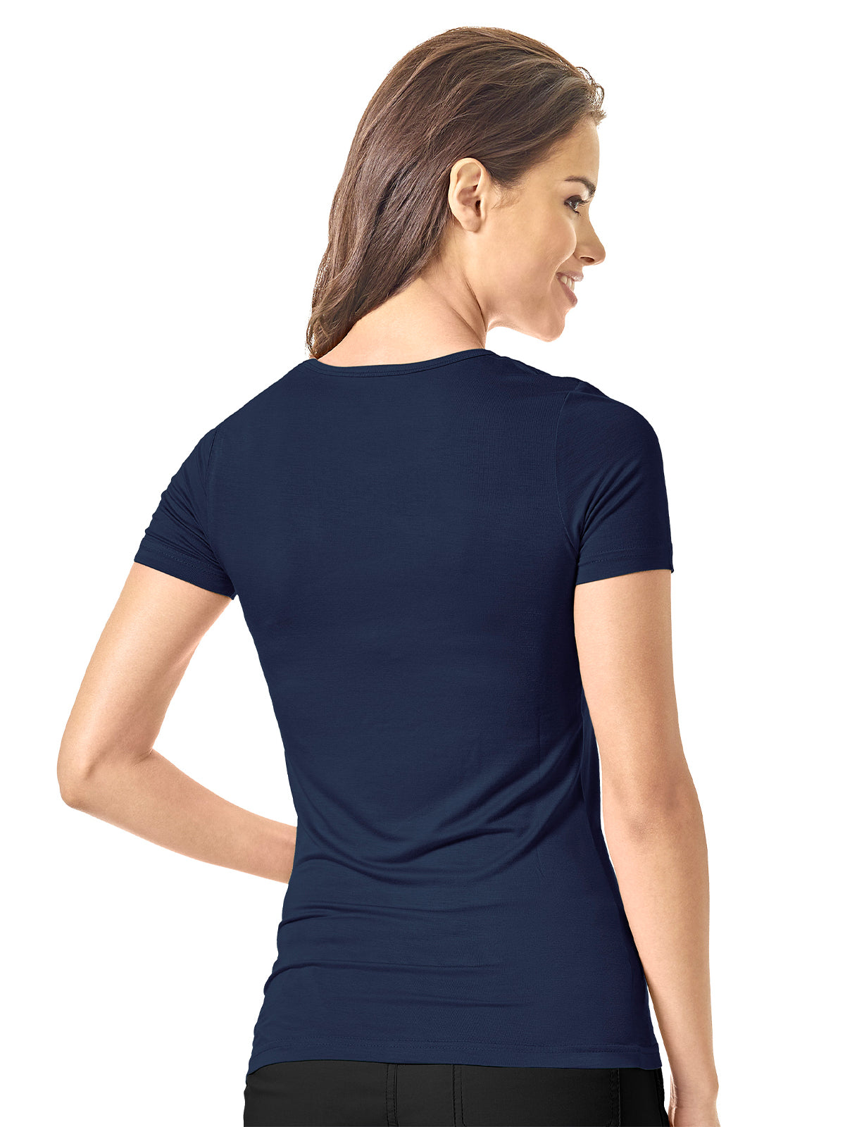 Women's Short Sleeve Top - 2209 - Navy