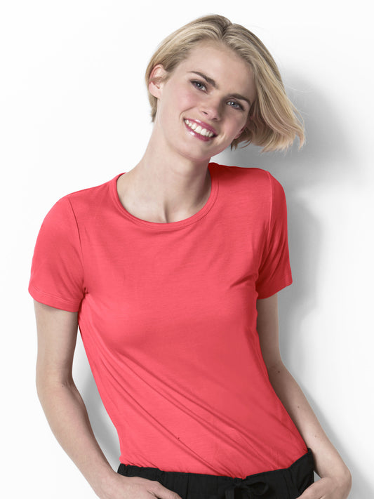 Women's Short Sleeve Top - 2209 - Papaya