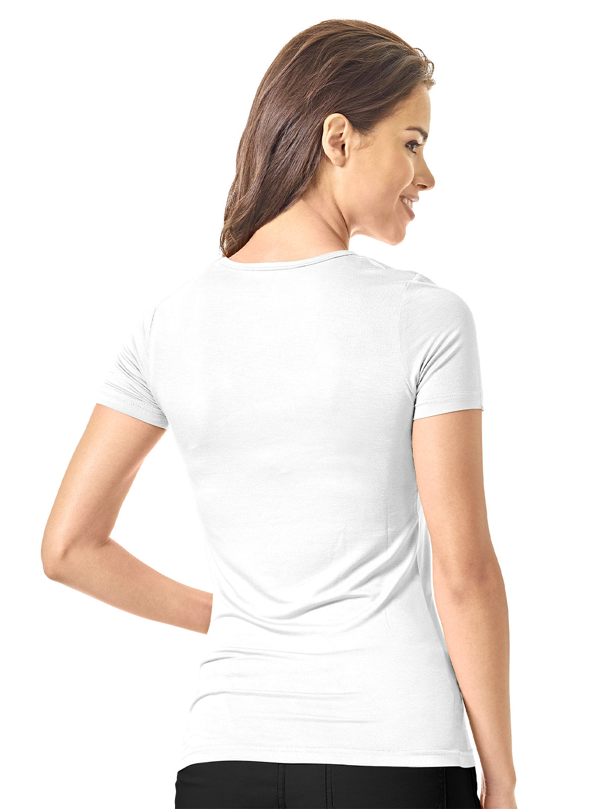 Women's Short Sleeve Top - 2209 - White