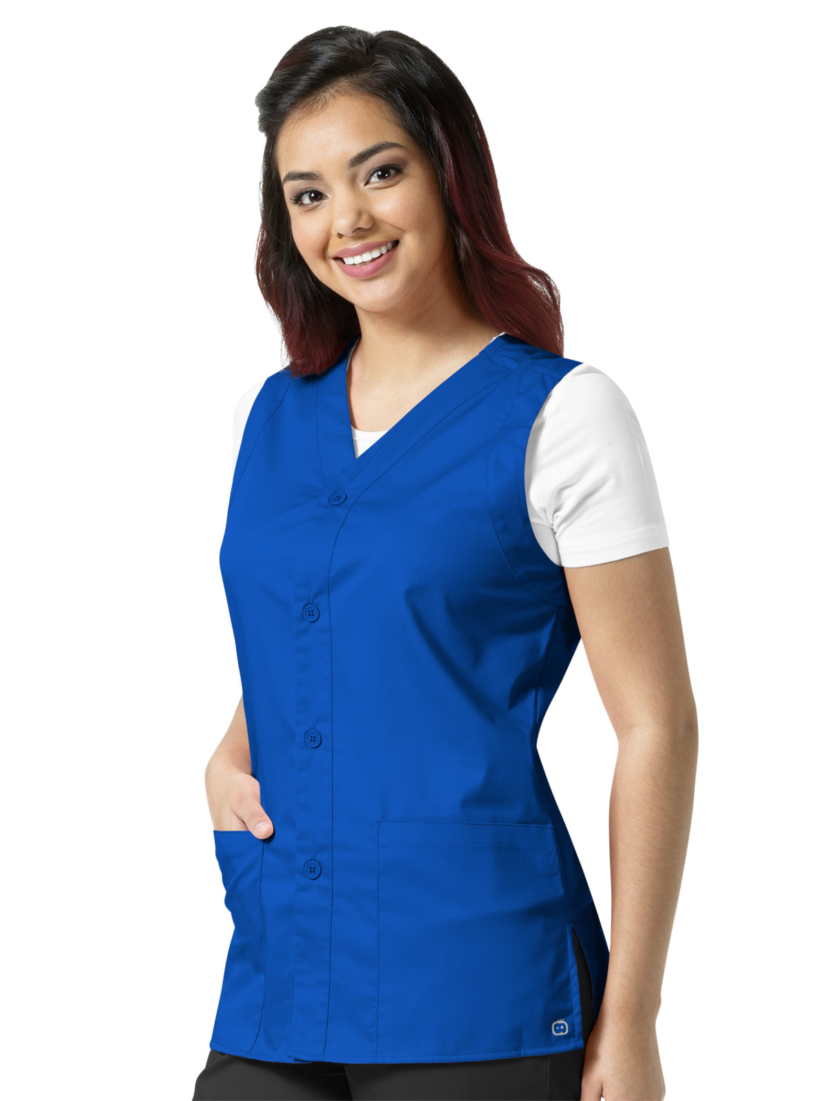 Unisex Two-Pocket Volunteer Vest - 300 - Royal