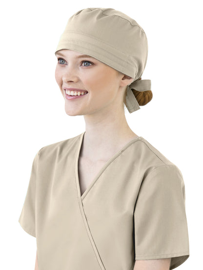 Unisex Scrub Cap Hat - 400 - Khaki