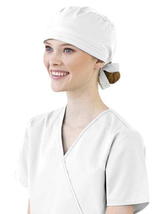 Unisex Scrub Cap Hat - 400 - White