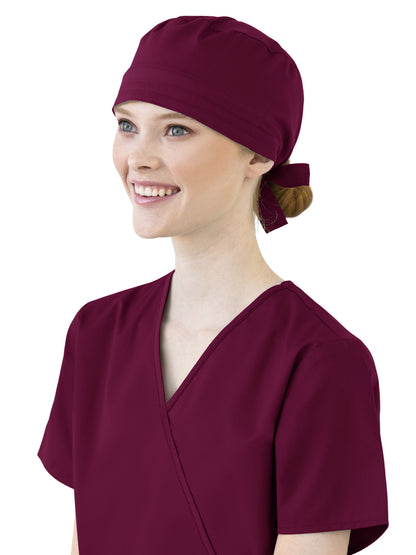 Unisex Scrub Cap Hat - 400 - Wine