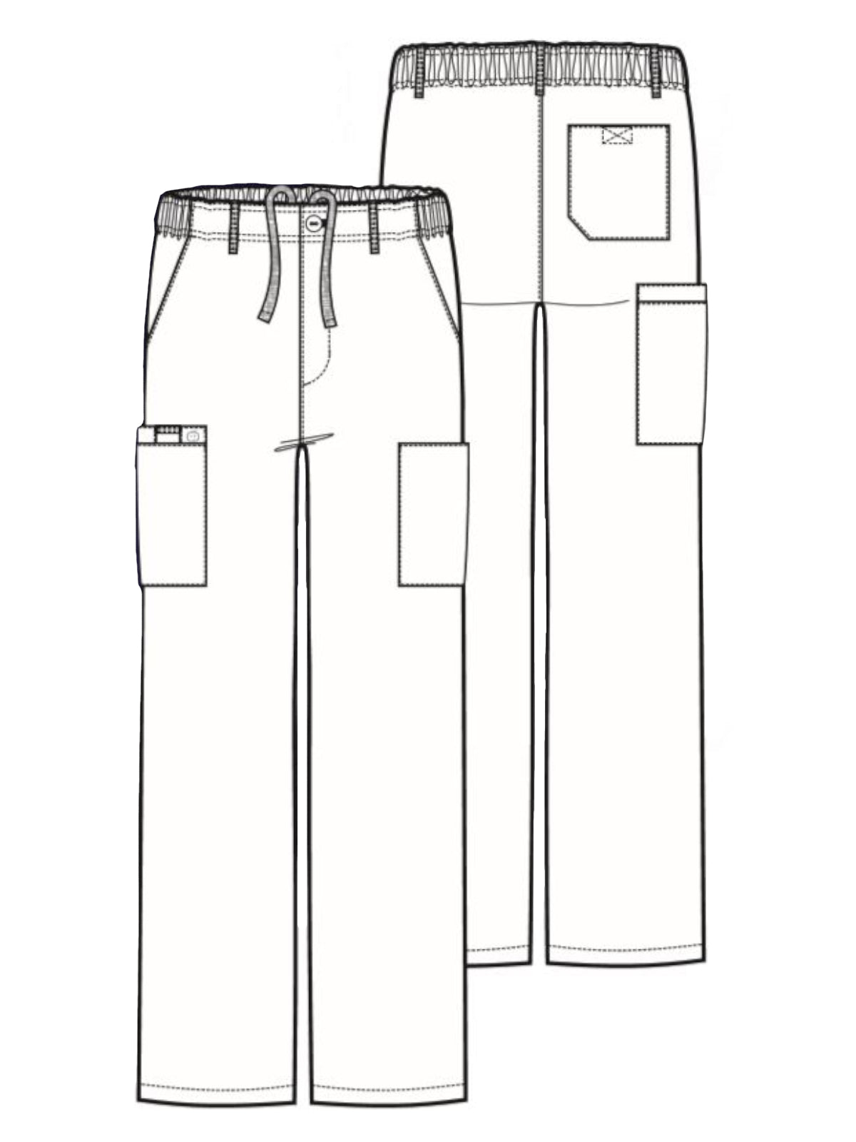 Men's Cargo Pant - 503 - Ceil Blue