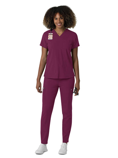 Women's Eight-Pocket Flex-N-Reach Track Pant - 5045 - Wine