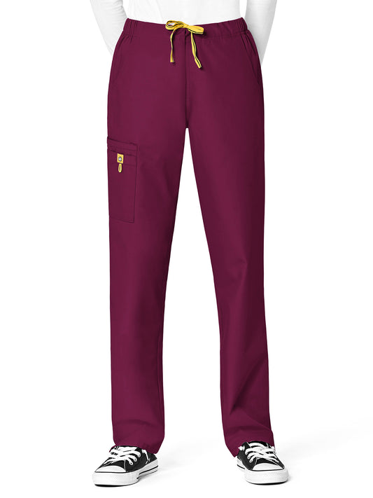 Women's Seven-Pocket Slim Leg Cargo Pant - 5126 - Wine