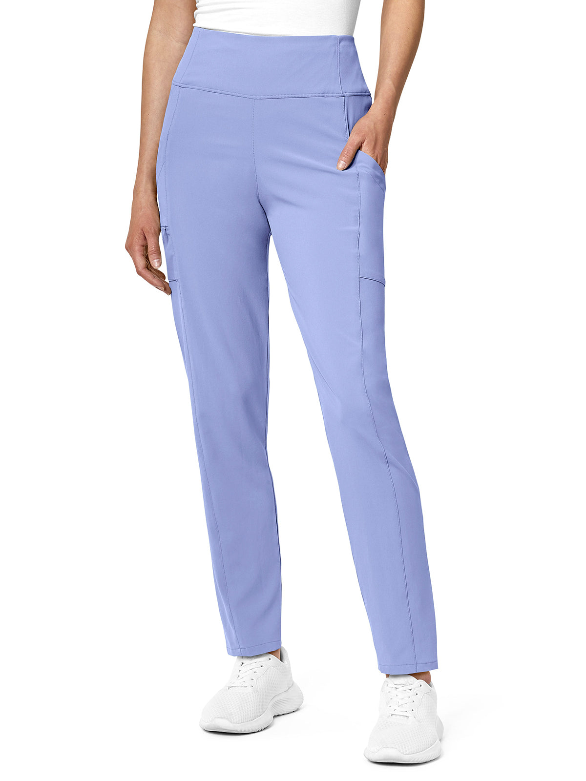 Women's Three-Pocket High-Waist Pant - 5134 - Ceil Blue