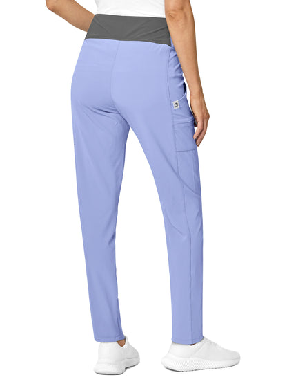 Women's Three-Pocket High-Waist Pant - 5134 - Ceil Blue