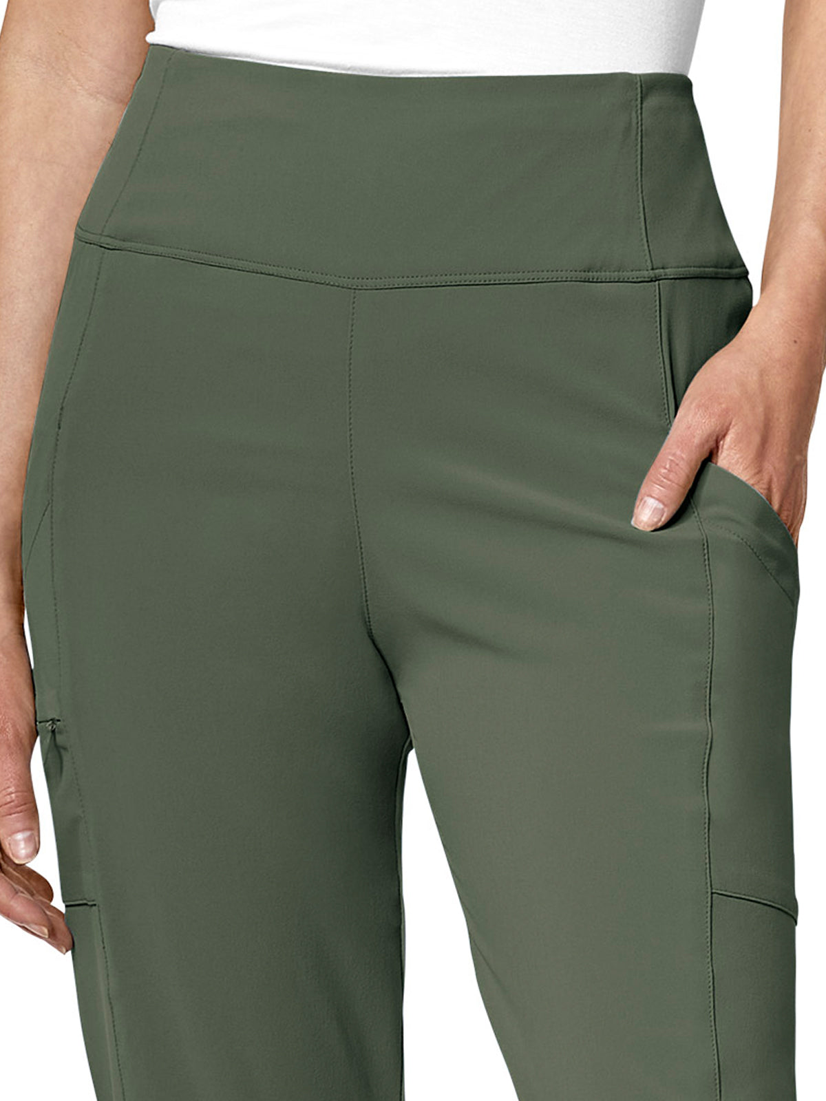 Women's Three-Pocket High-Waist Pant - 5134 - Olive