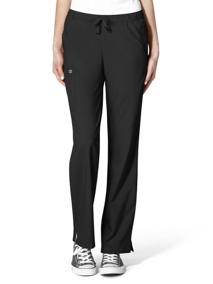 Women's Five-Pocket Drawstring Pant - 5255 - Black