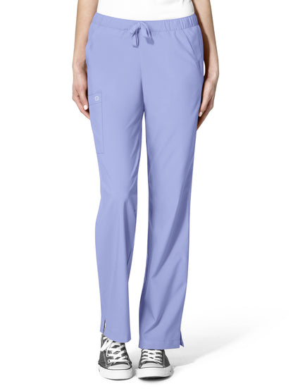 Women's Five-Pocket Drawstring Pant - 5255 - Ceil Blue