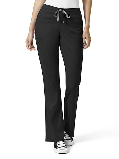 Women's Seven-Pocket Moderate Flare Leg Pant - 5319 - Black