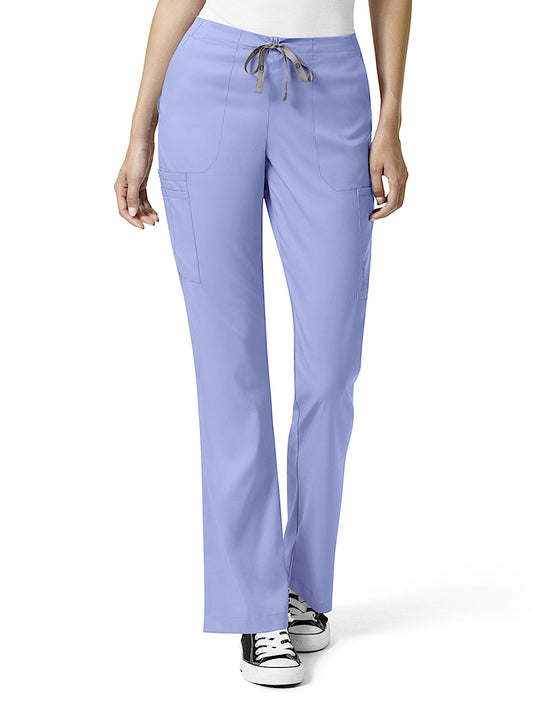 Women's Seven-Pocket Moderate Flare Leg Pant - 5319 - Ceil Blue