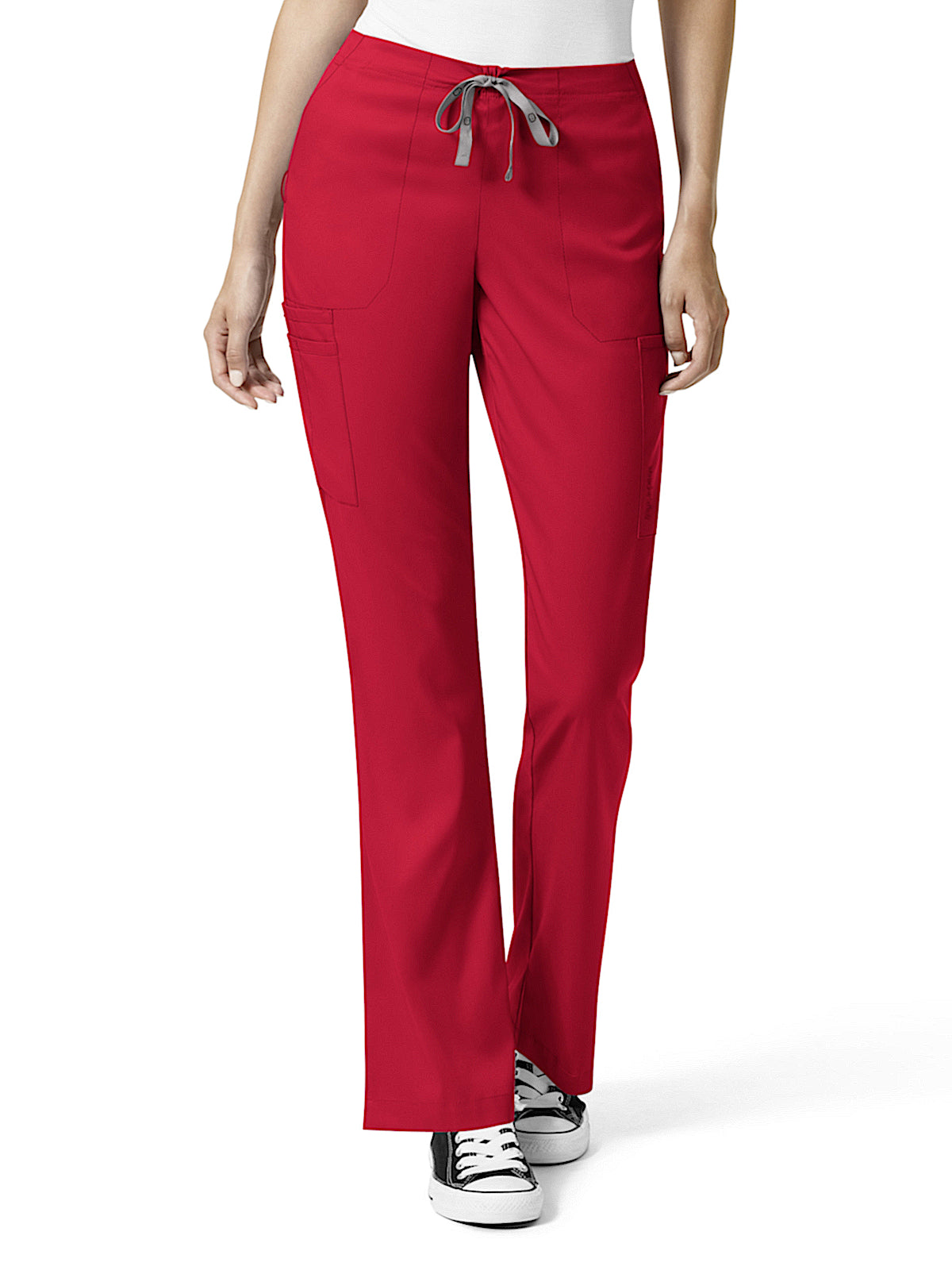 Women's Seven-Pocket Moderate Flare Leg Pant - 5319 - Red