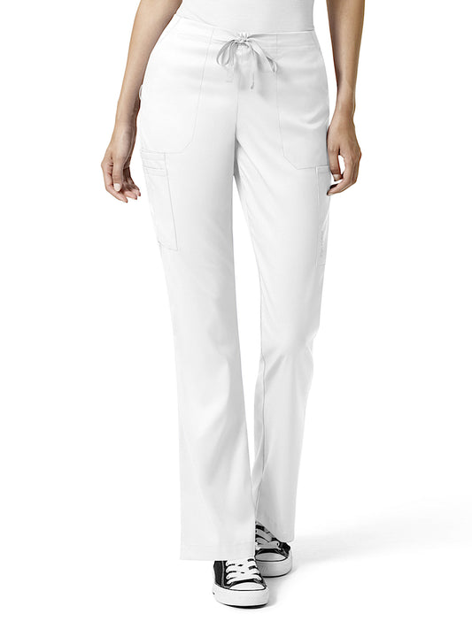 Women's Seven-Pocket Moderate Flare Leg Pant - 5319 - White