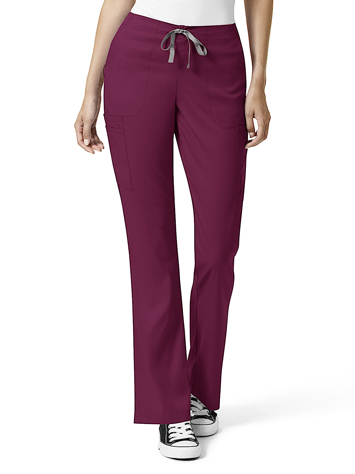 Women's Seven-Pocket Moderate Flare Leg Pant - 5319 - Wine