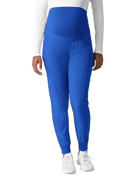 Women's Seven-Pocket Maternity Jogger Pant - 5455 - Royal