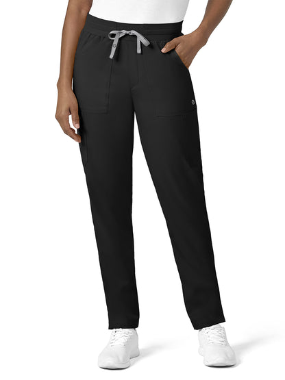 Women's Ten-Pocket Slim Leg Cargo Pant - 5519 - Black