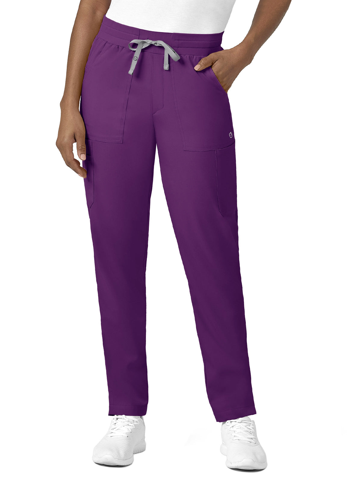 Women's Ten-Pocket Slim Leg Cargo Pant - 5519 - Eggplant