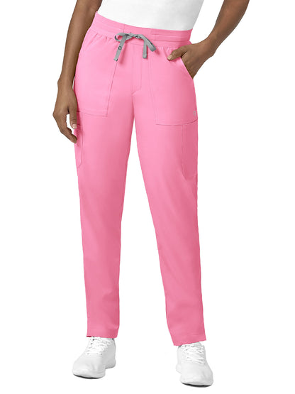 Women's Ten-Pocket Slim Leg Cargo Pant - 5519 - Pink Blossom