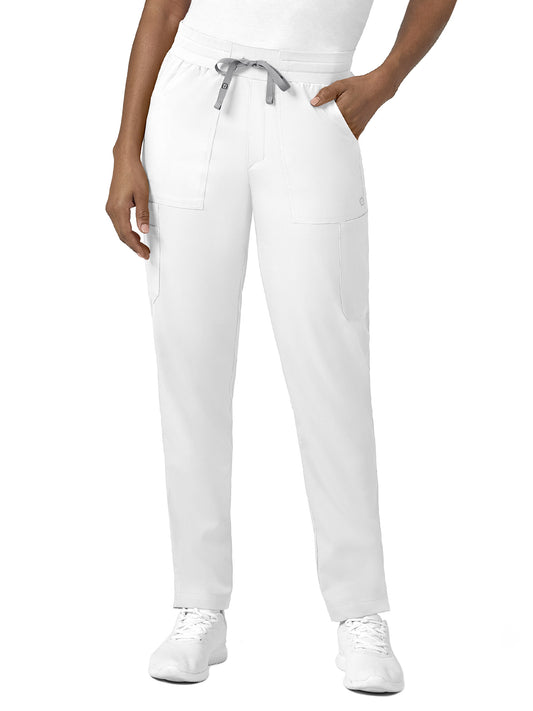 Women's Ten-Pocket Slim Leg Cargo Pant - 5519 - White