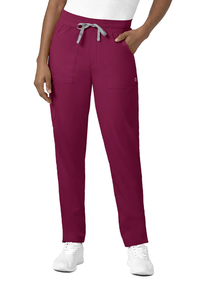 Women's Ten-Pocket Slim Leg Cargo Pant - 5519 - Wine