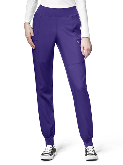 Women's Eight-Pocket Comfort Waist Pant - 5555 - Grape