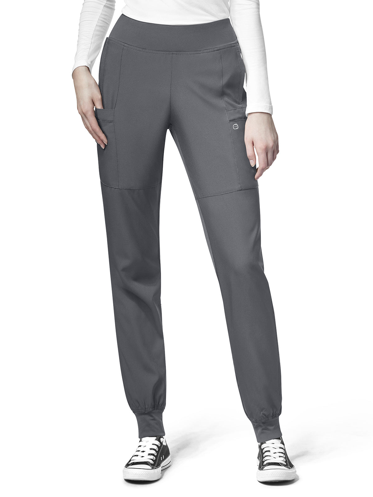 Women's Eight-Pocket Comfort Waist Pant - 5555 - Pewter