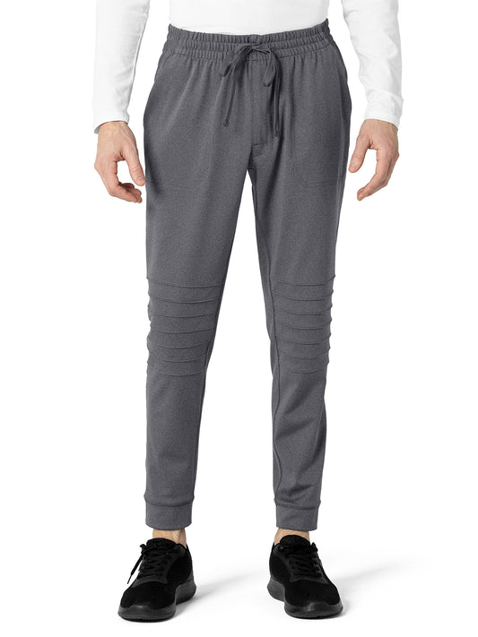 Men's Four-Pocket Pintuck Jogger Pant - 5699 - Pewter Heather