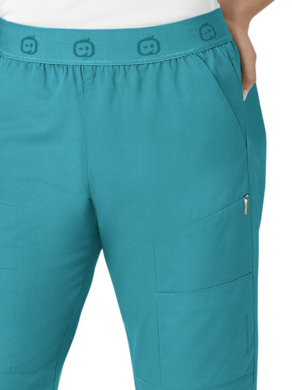 Women's Eight-Pocket Slim Cargo Pant - 5719 - Teal