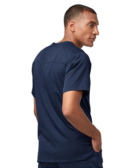 Men's Six-Pocket Multi-Pocket V-Neck Top - 6819 - Navy