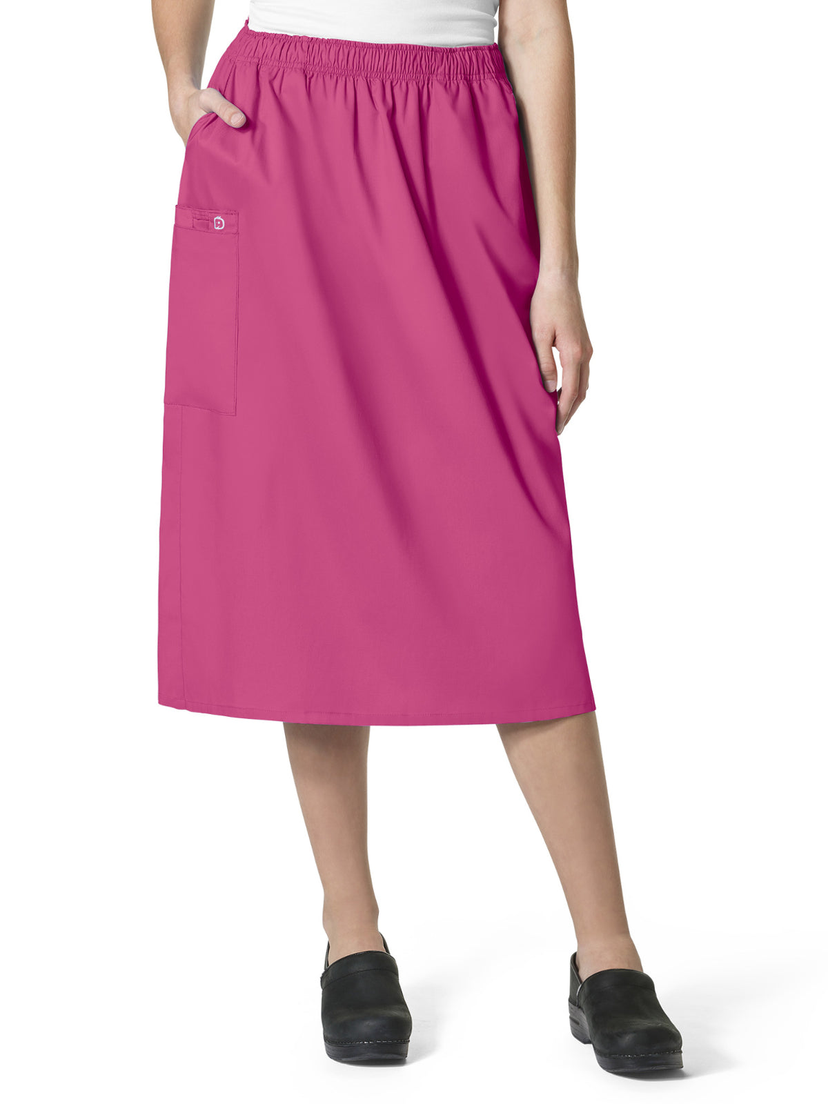 Women's Five-Pocket Pull On Cargo Skirt - 701 - Fuchsia